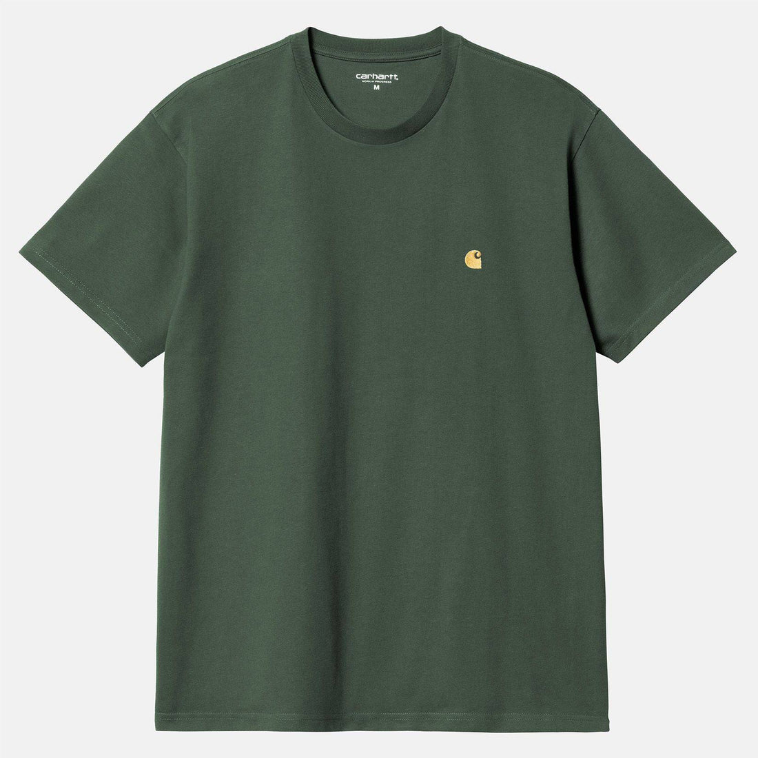 Carhartt WIP Chase T-Shirt - Sycamore Tree / Gold - Blowout Skateshop