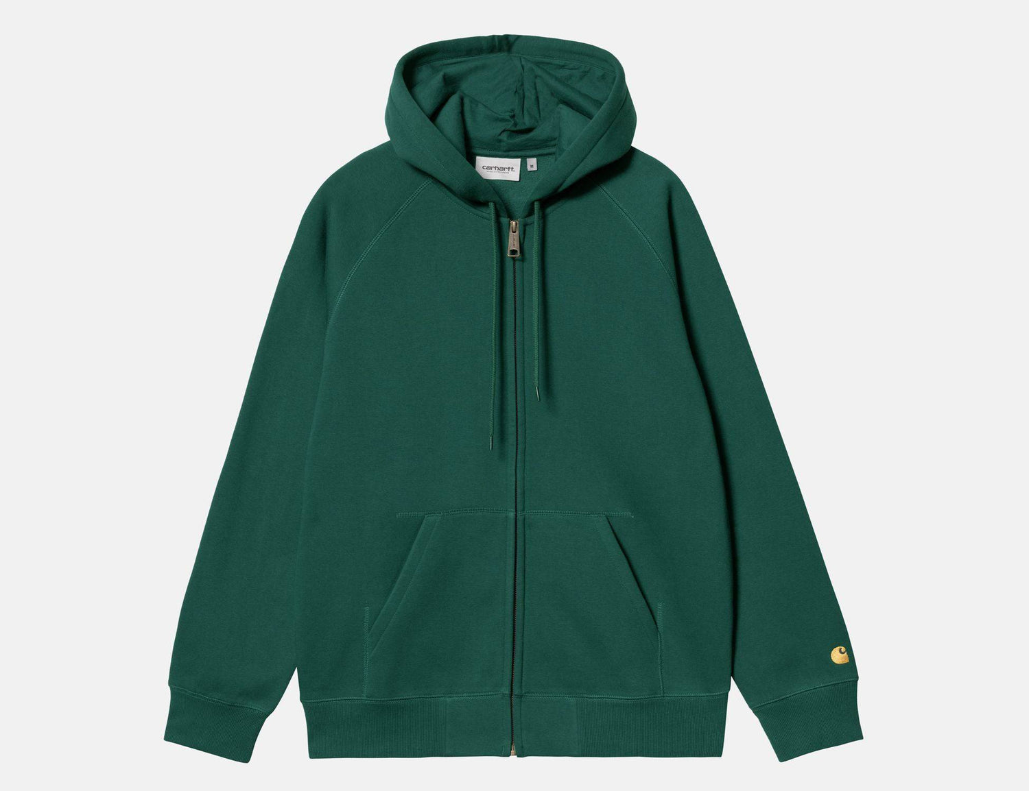 Carhartt WIP Chase Zip-Hoodie - Chervil / Gold - Blowout Skateshop