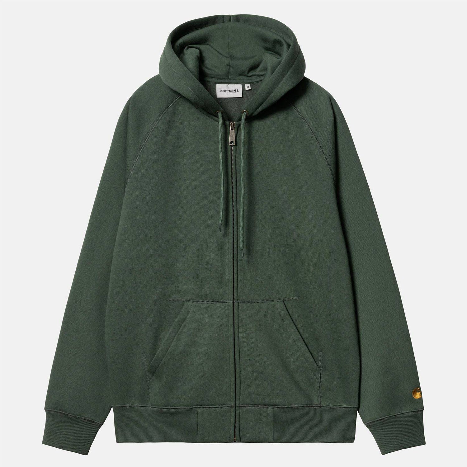 Carhartt WIP Chase Zip-Hoodie - Sycamore Tree / Gold - Blowout Skateshop