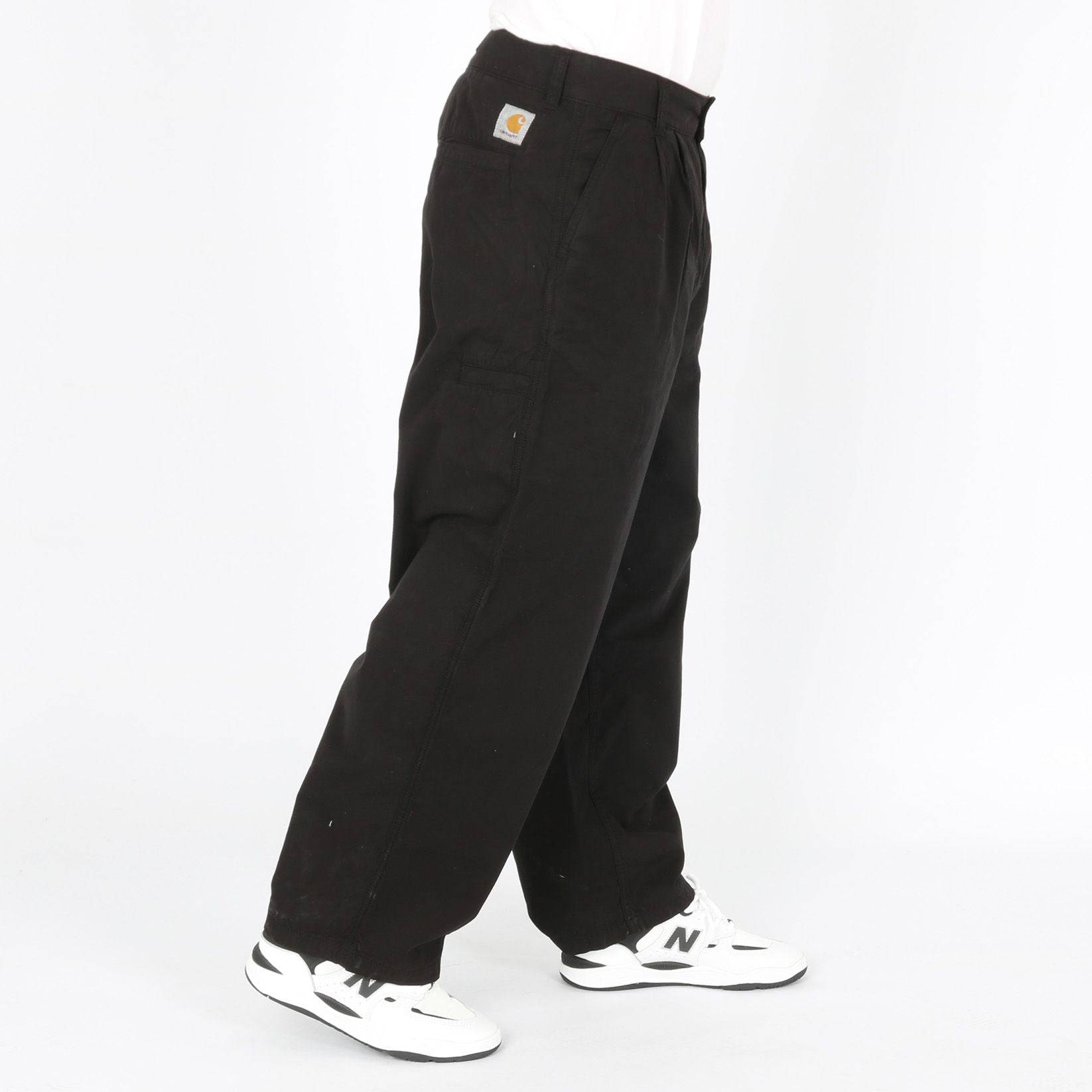 Carhartt WIP Colston Pant - Black Garment Dyed - Blowout Skateshop