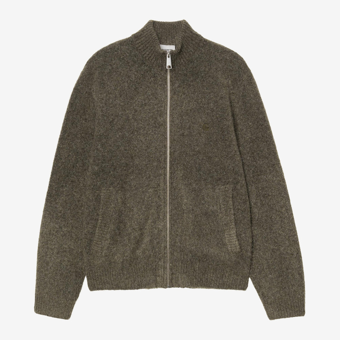 Carhartt WIP Curtis Sweater Jacket - Tangled Shungite, Vorderansicht