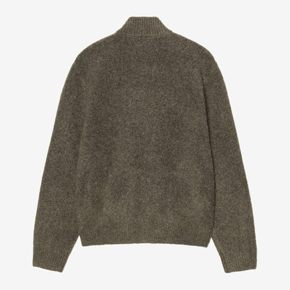 Carhartt WIP Curtis Sweater Jacket - Tangled Shungite, Rückansicht