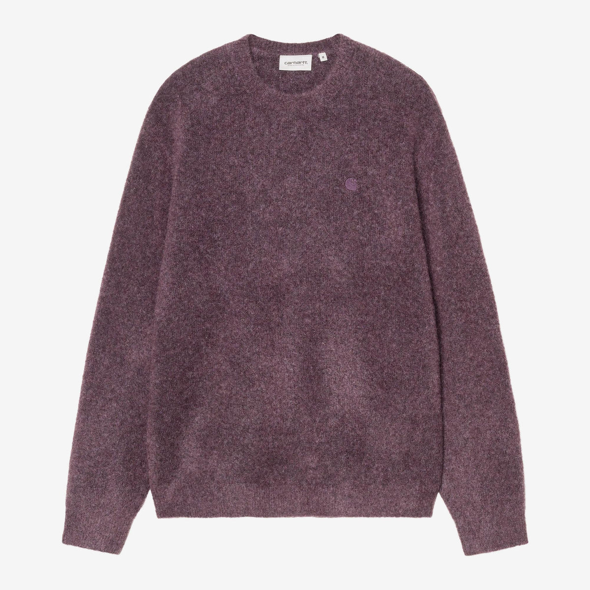 Carhartt WIP Curtis Sweater - Tangled Shady Purple, Vorderansicht