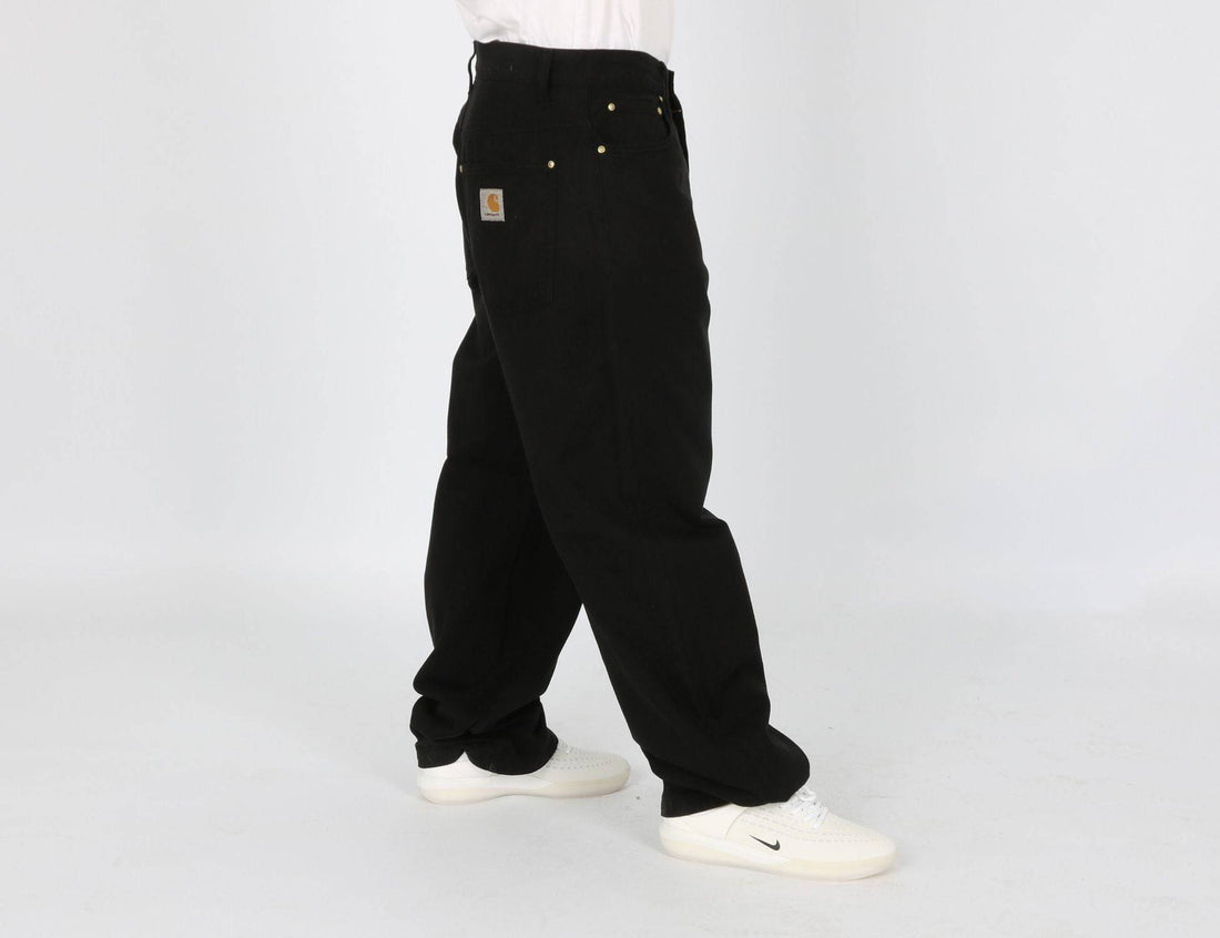 Carhartt WIP Derby Pant - Black Garment Dyed - Blowout Skateshop