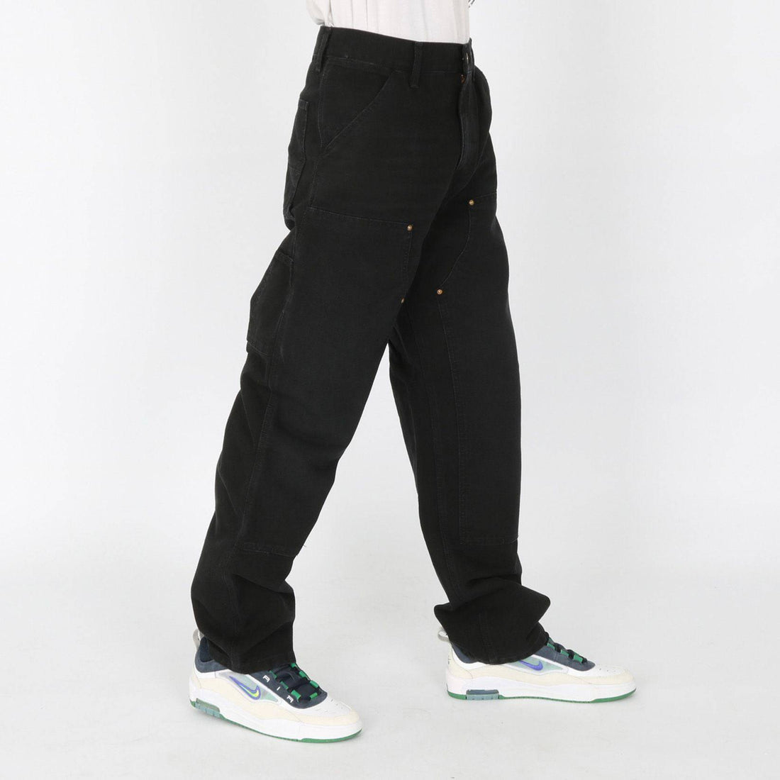 Carhartt WIP Double Knee Pant - Black Aged Canvas - Blowout Skateshop