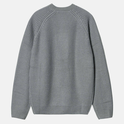 Carhartt WIP Forth Knit Sweater - Dove Grey - Blowout Skateshop