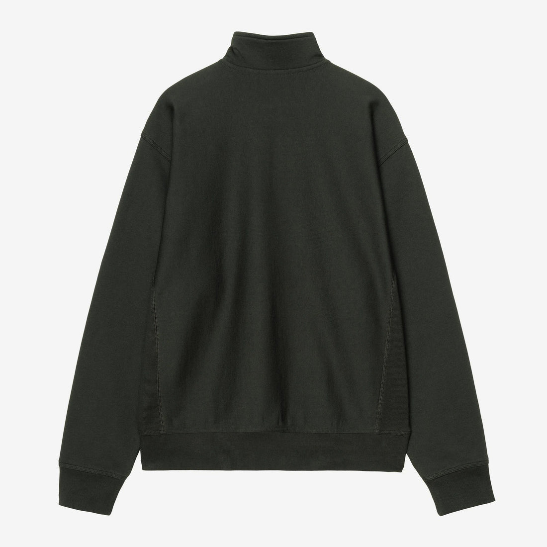 Carhartt WIP Half Zip American Script Sweat in Raven, Rückansicht