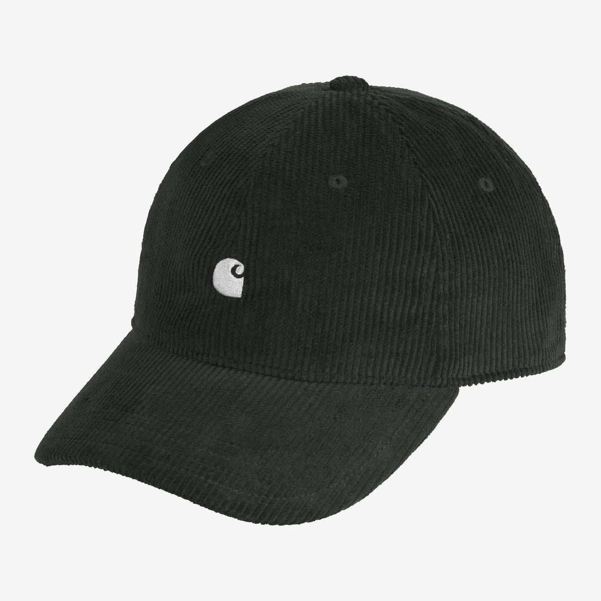 Carhartt WIP Harlem Cap - Raven / White, Vorderansicht