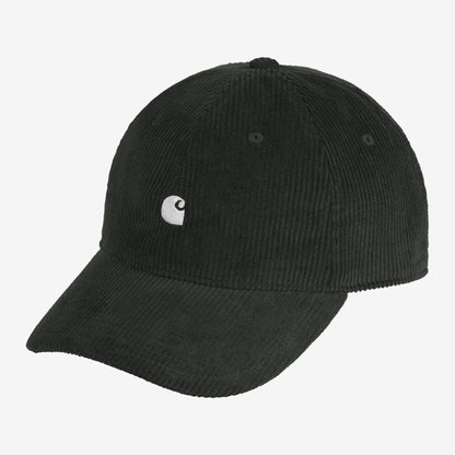 Carhartt WIP Harlem Cap - Raven / White, Vorderansicht