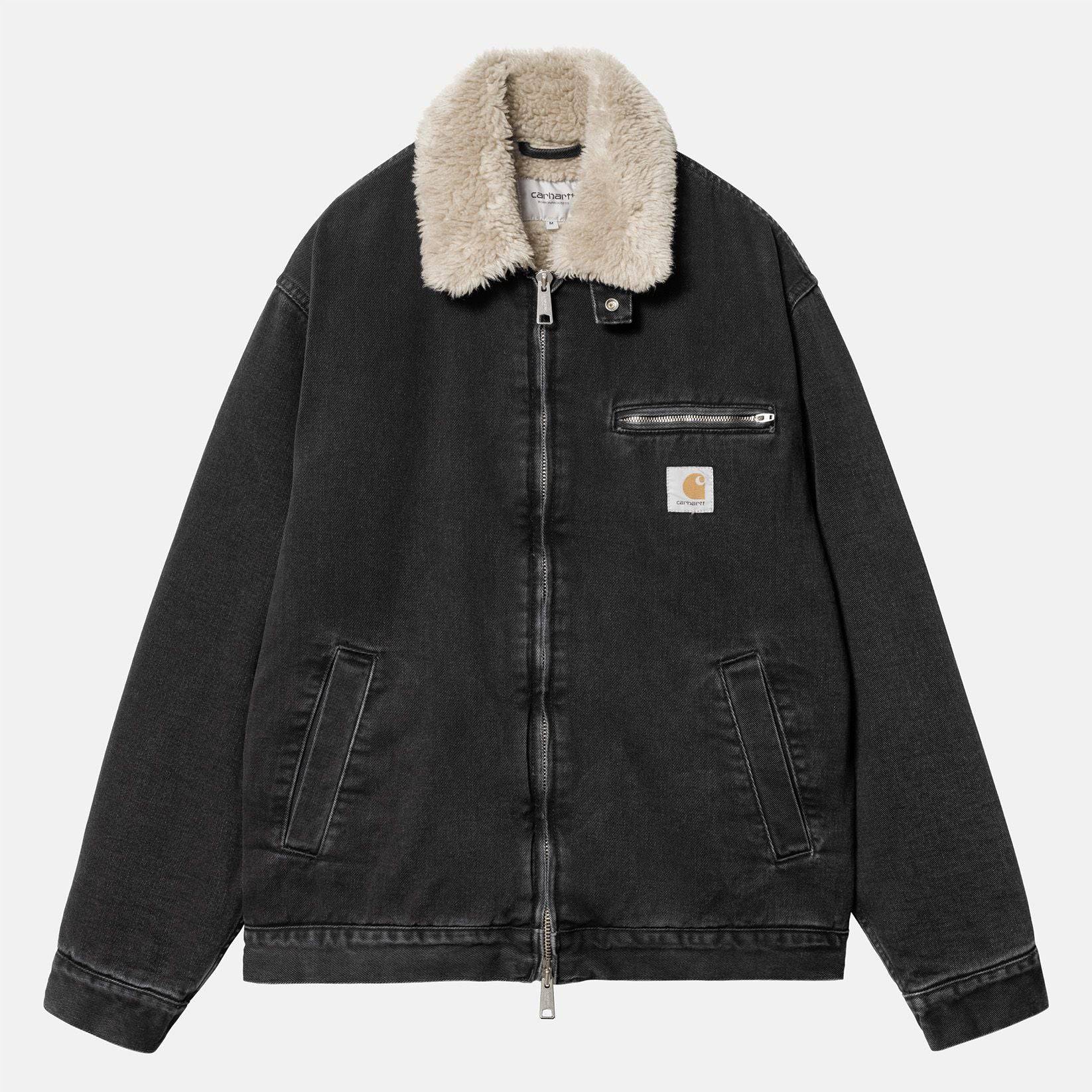 Carhartt WIP Herald Jacke - Black / Wall - Blowout Skateshop