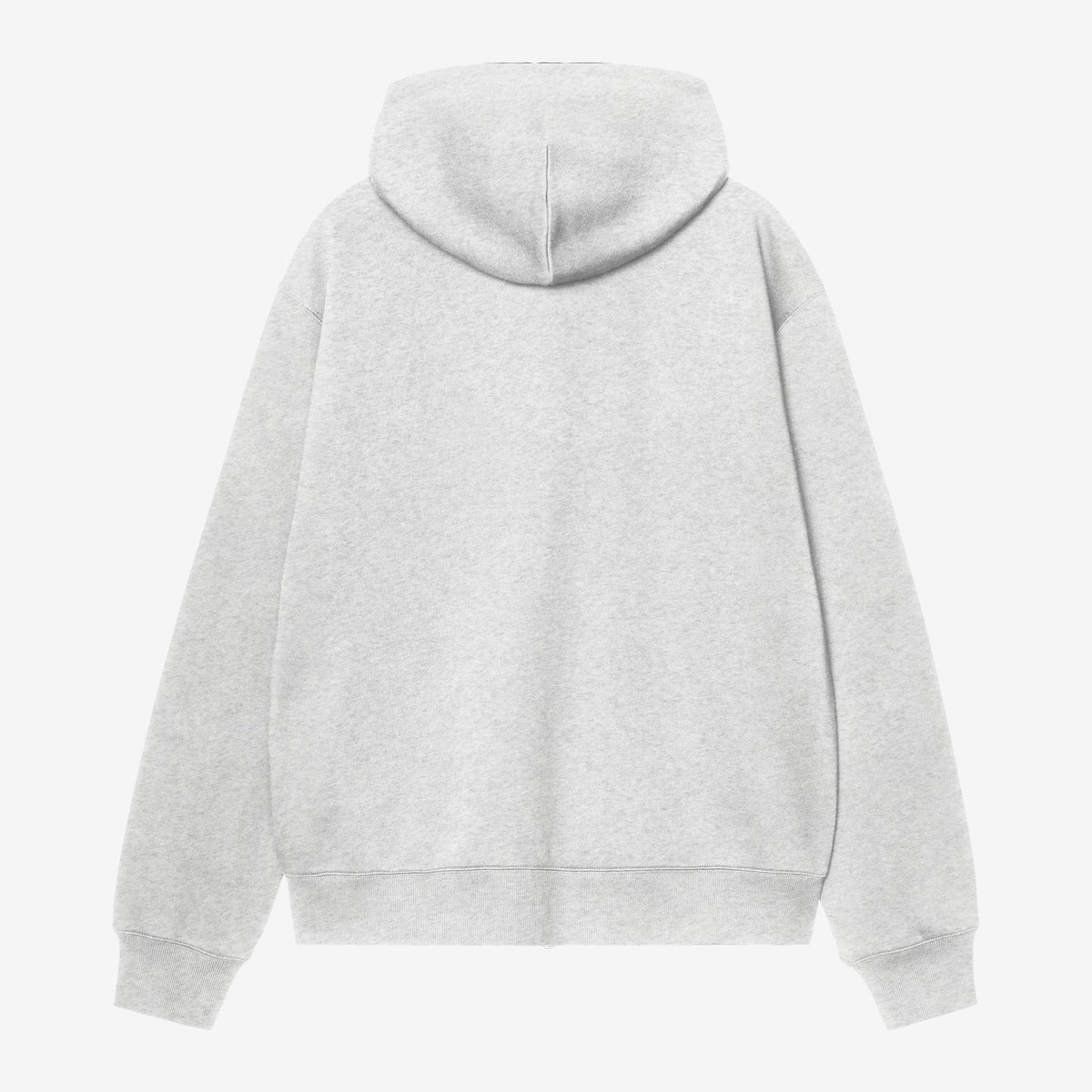 Carhartt WIP Hooded Mack Jacket - Ash Heather / Black, Rückansicht