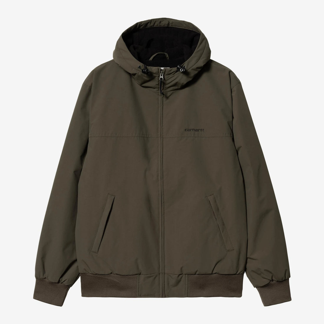 Carhartt WIP Hooded Sail Jacket in Cypress / Black, Vorderansicht