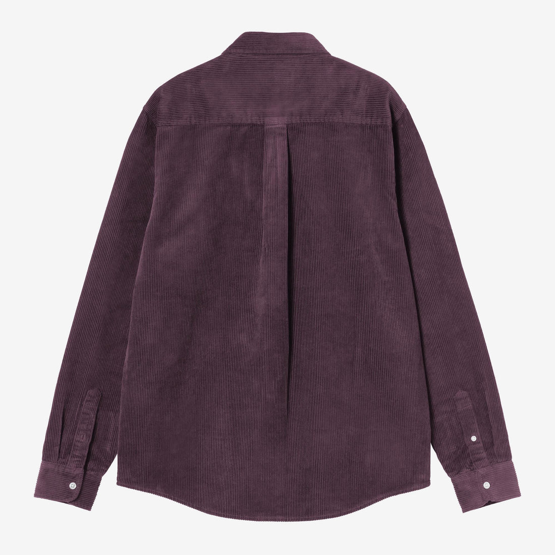 Carhartt WIP L/S Madison Cord Shirt - Cozy Purple, Rückansicht