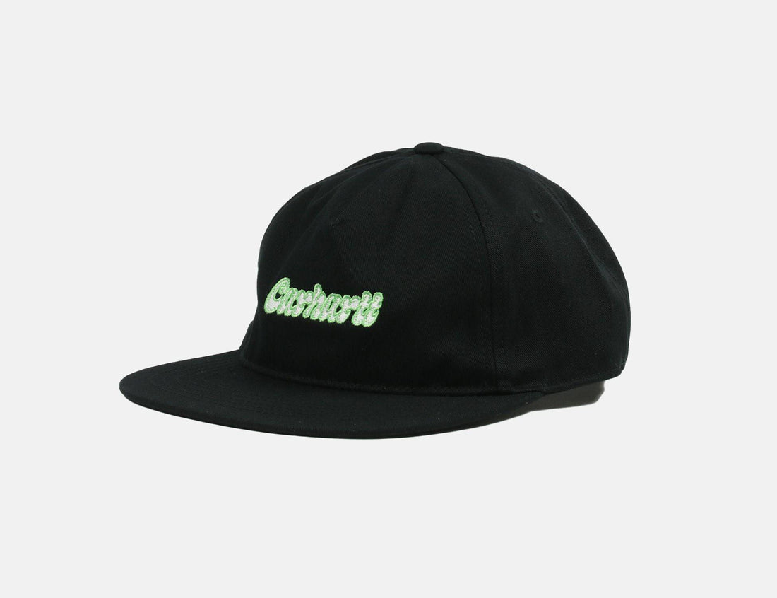 Carhartt WIP Liquid Script Cap - Black - Blowout Skateshop