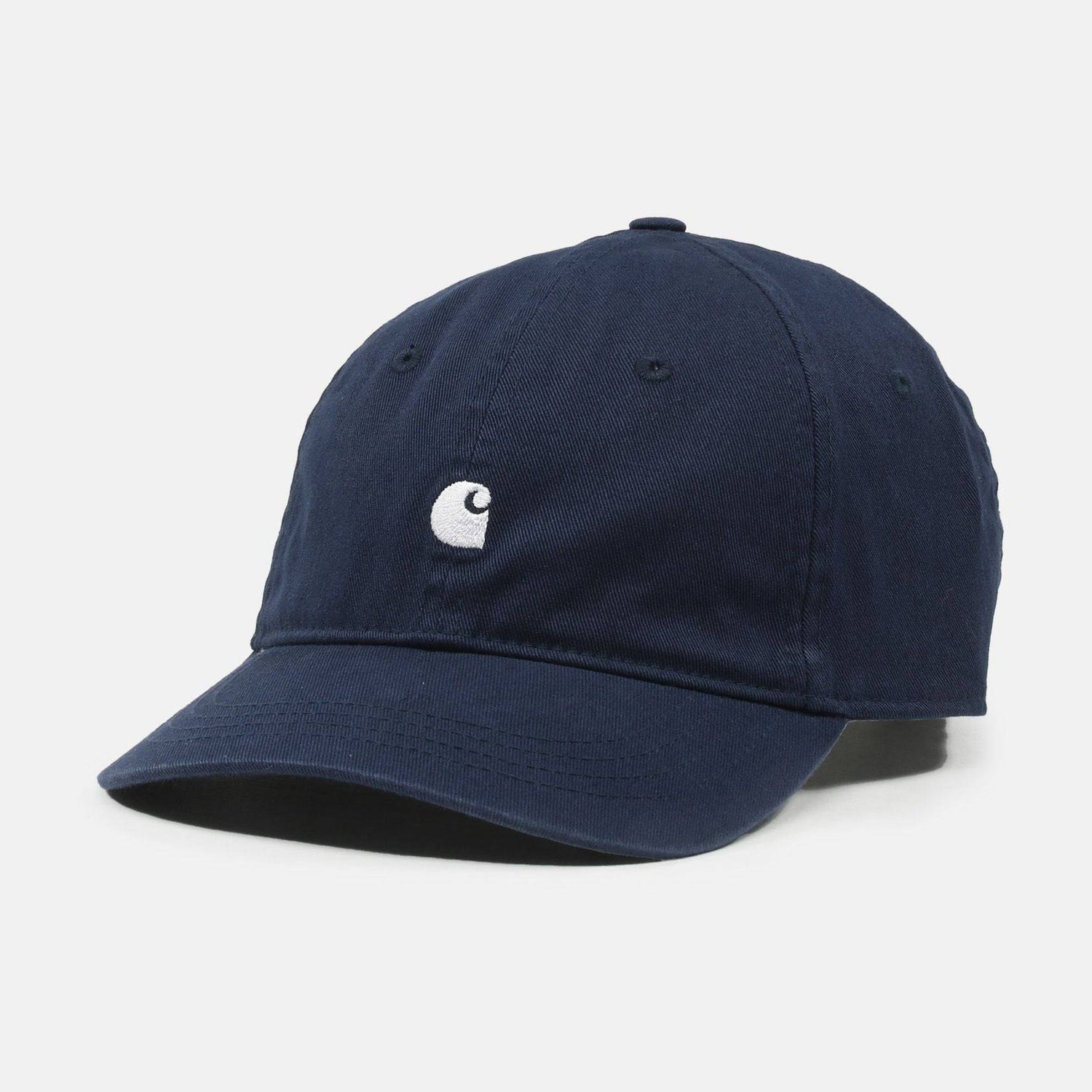 Carhartt WIP Madison Logo Cap - Air Force Blue / White - Blowout Skateshop