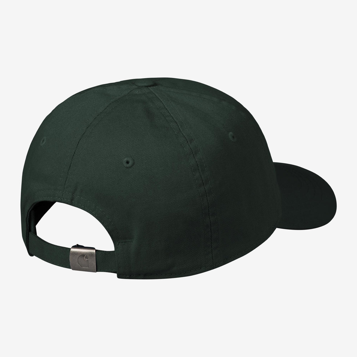 Carhartt WIP Madison Logo Cap - Dark Scarab / White, Rückansicht