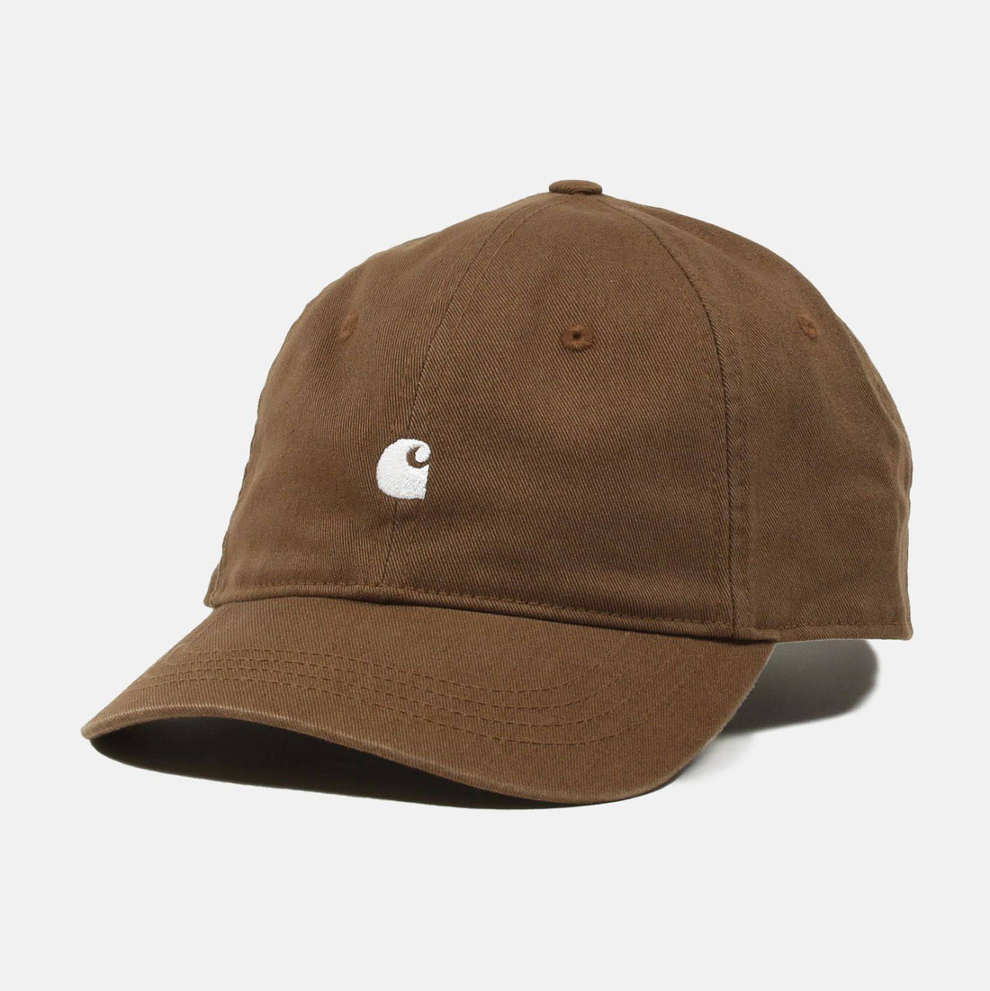 Carhartt WIP Madison Logo Dad Cap - Lumber/White - Blowout Skateshop