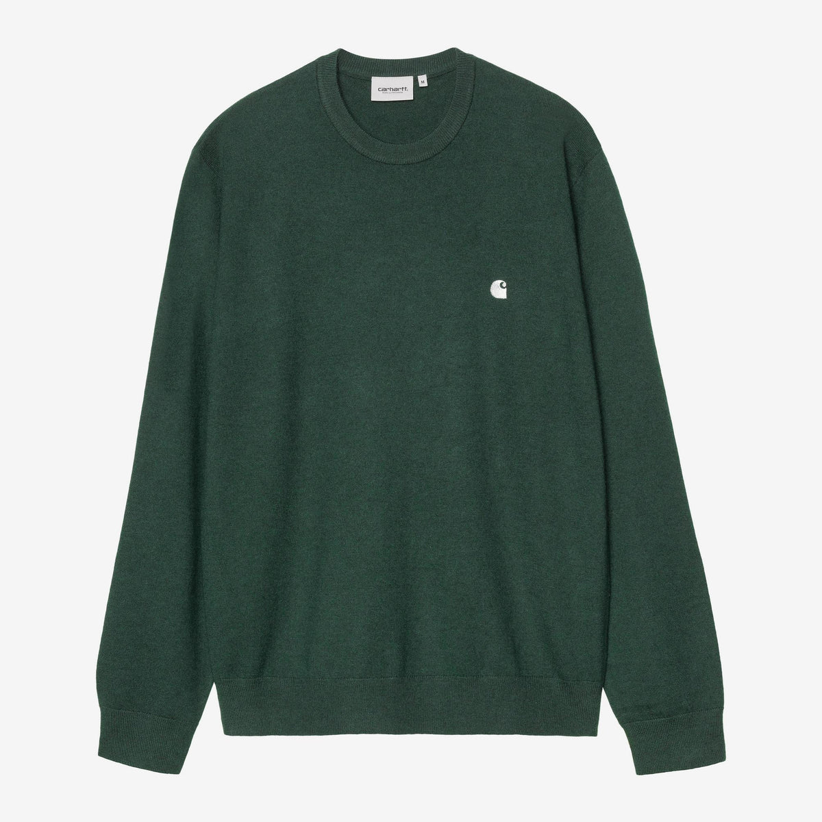 Carhartt WIP Madison Sweater - Dark Scarab / Wax, Vorderansicht