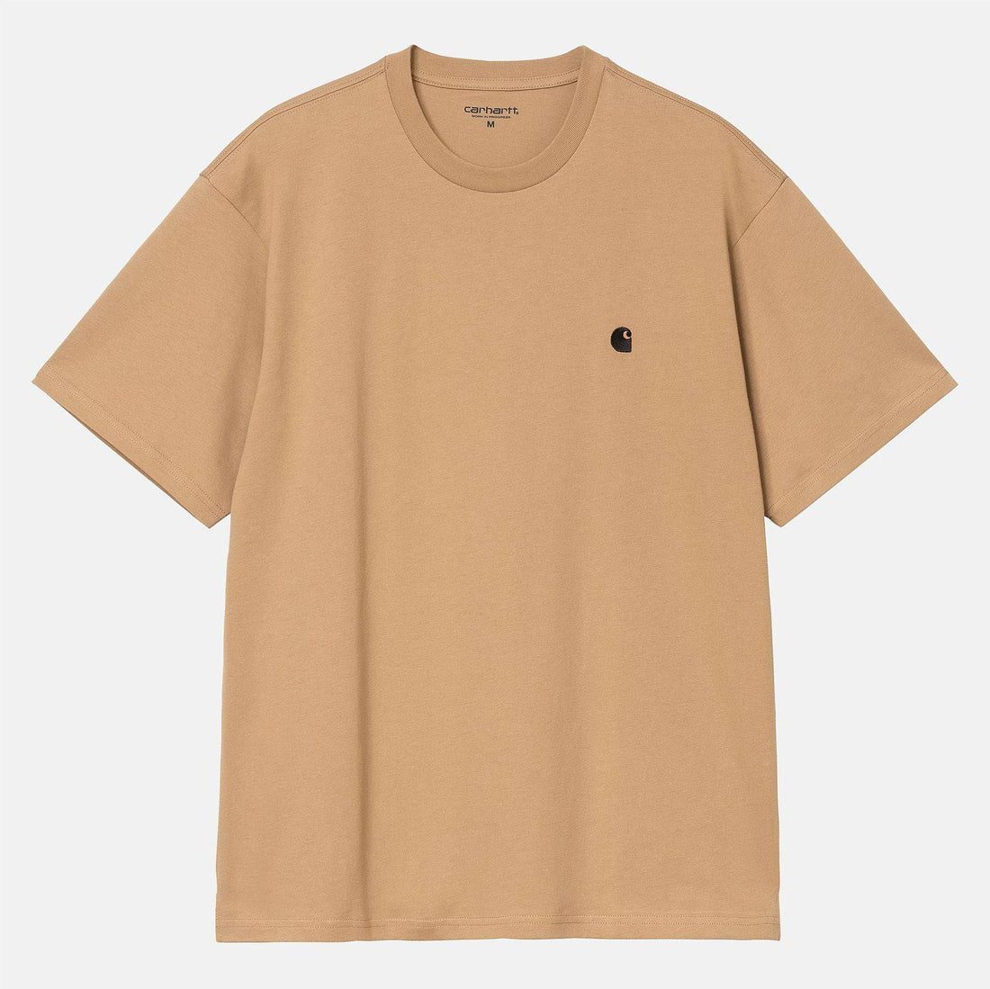 Carhartt WIP Madison T-Shirt - Peanut / Black - Blowout Skateshop