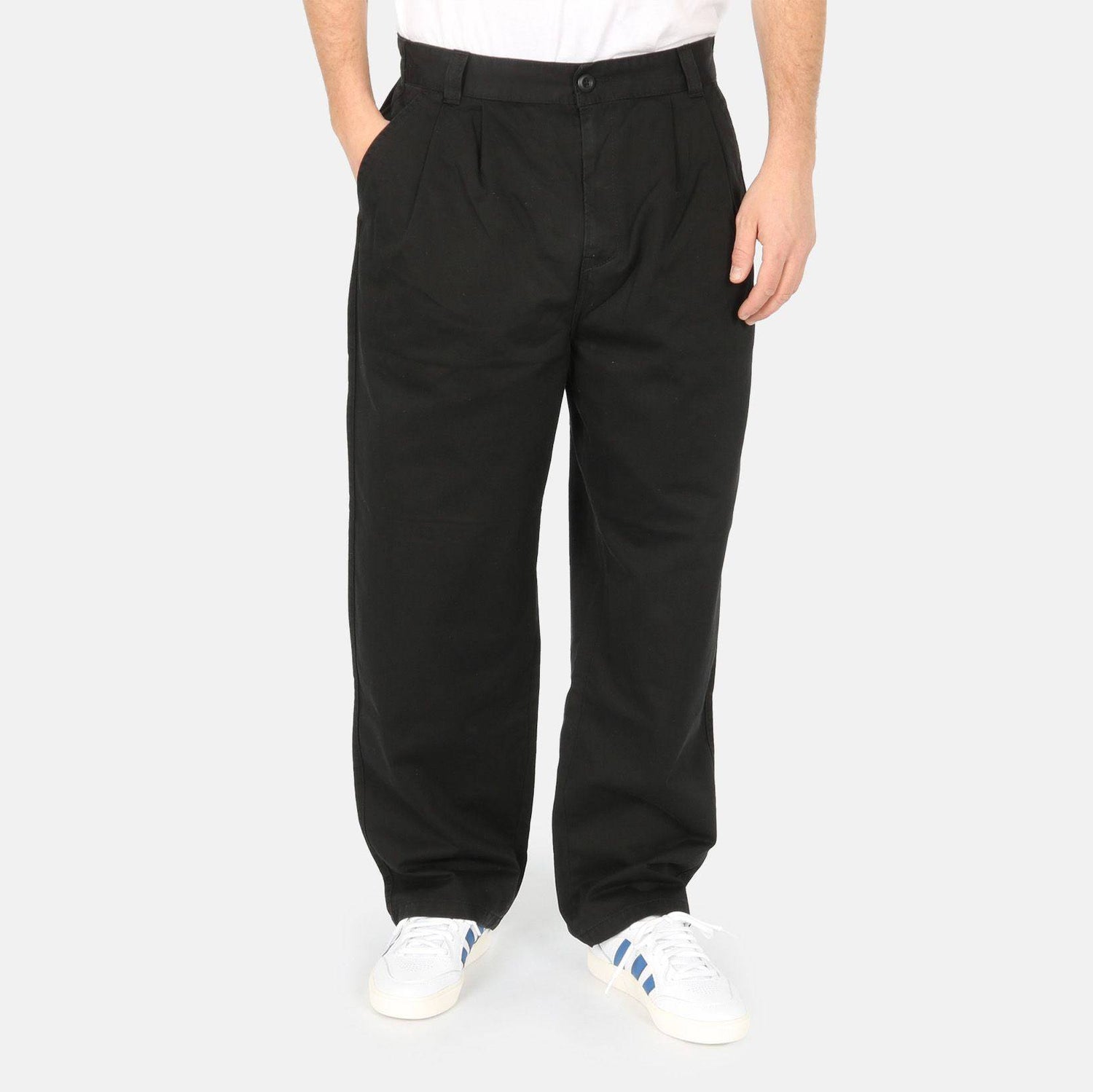 Carhartt WIP Marv Pant - Black Stone Washed - Blowout Skateshop