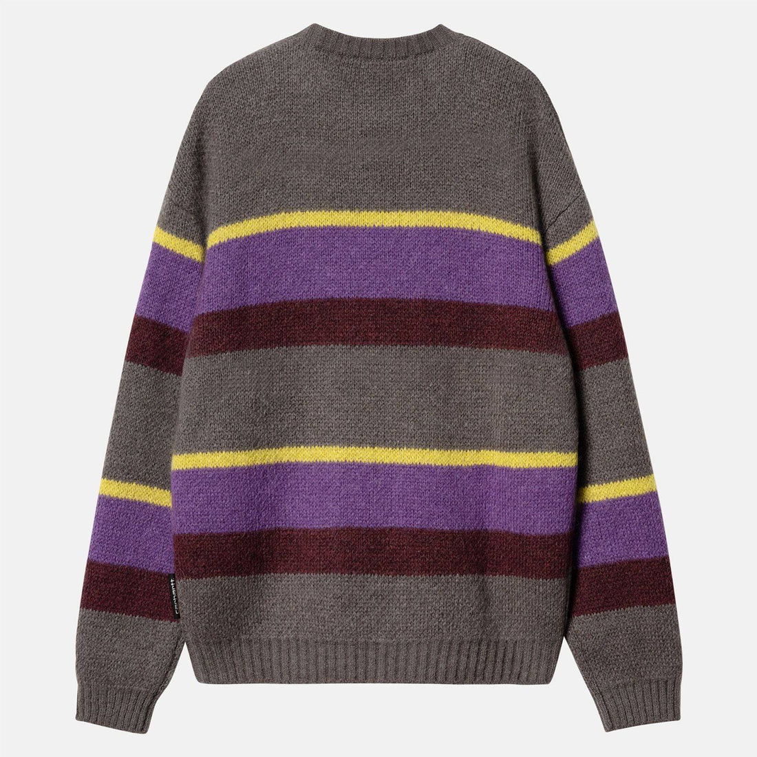 Carhartt WIP Merton Knit Sweater - Sundling Stripe, Aura - Blowout Skateshop