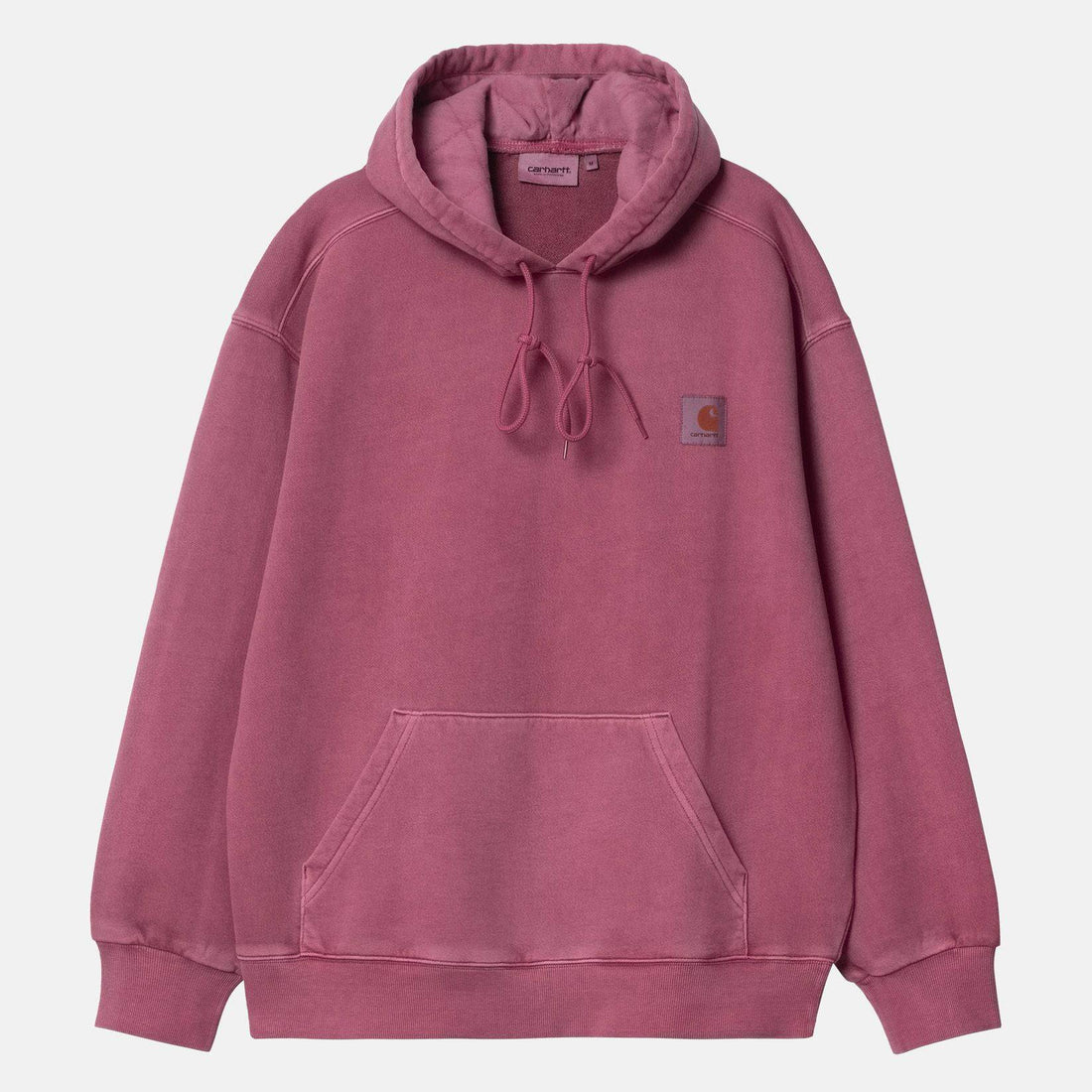 Carhartt WIP Nelson Hoodie - Magenta Garment Dyed - Blowout Skateshop