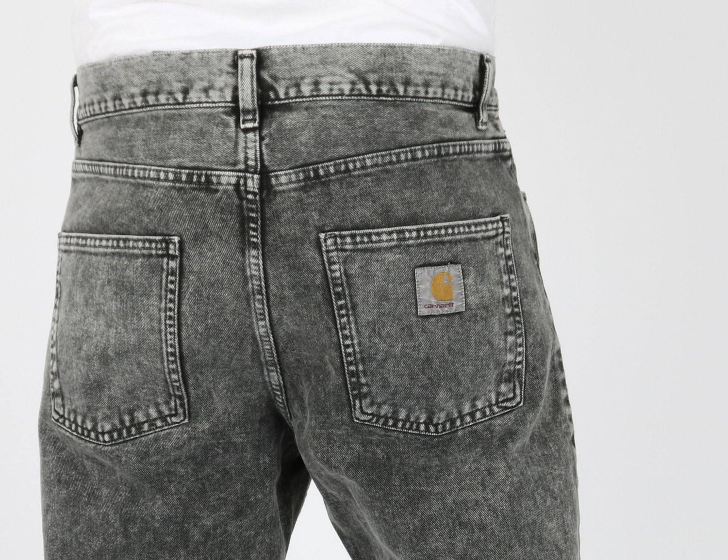 Carhartt WIP Newel Pant - Black Worn Washed - Blowout Skateshop