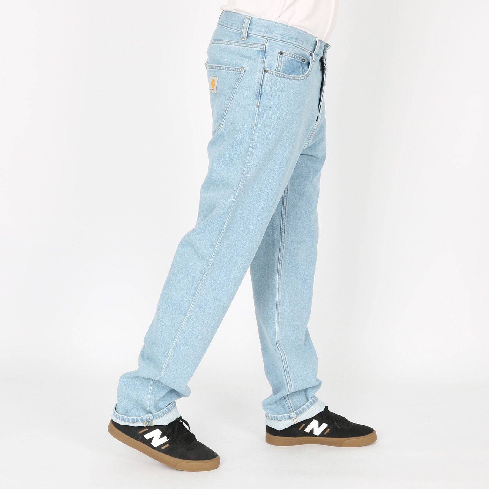 Carhartt WIP Nolan Relaxed Straight Jeans - Blue Bleached - Blowout Skateshop