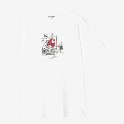 Carhartt WIP Old Painter T-Shirt - White, Vorderansicht