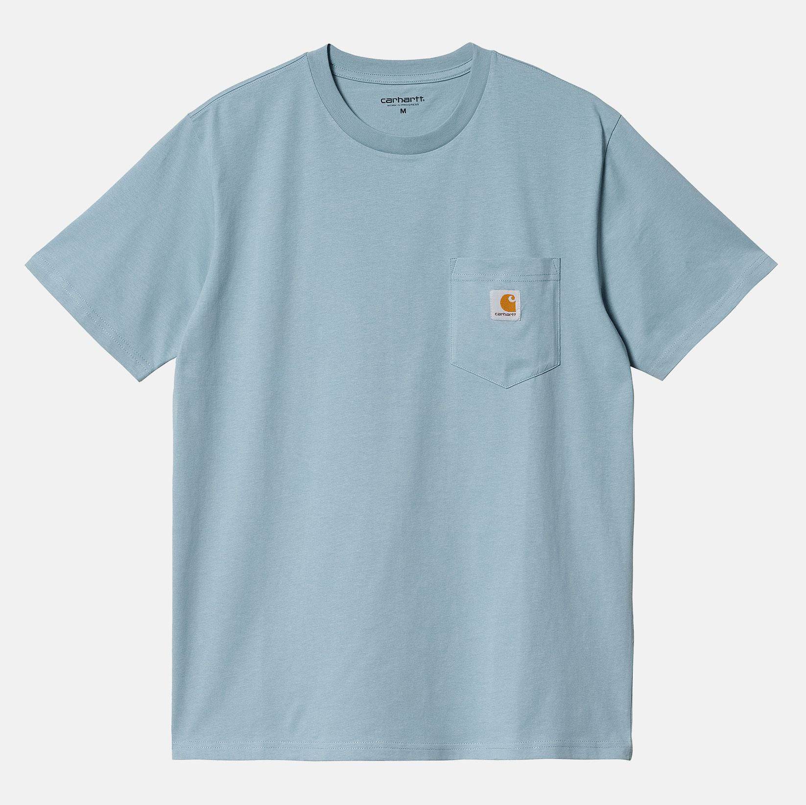 Carhartt WIP Pocket T-Shirt - Misty Sky - Blowout Skateshop