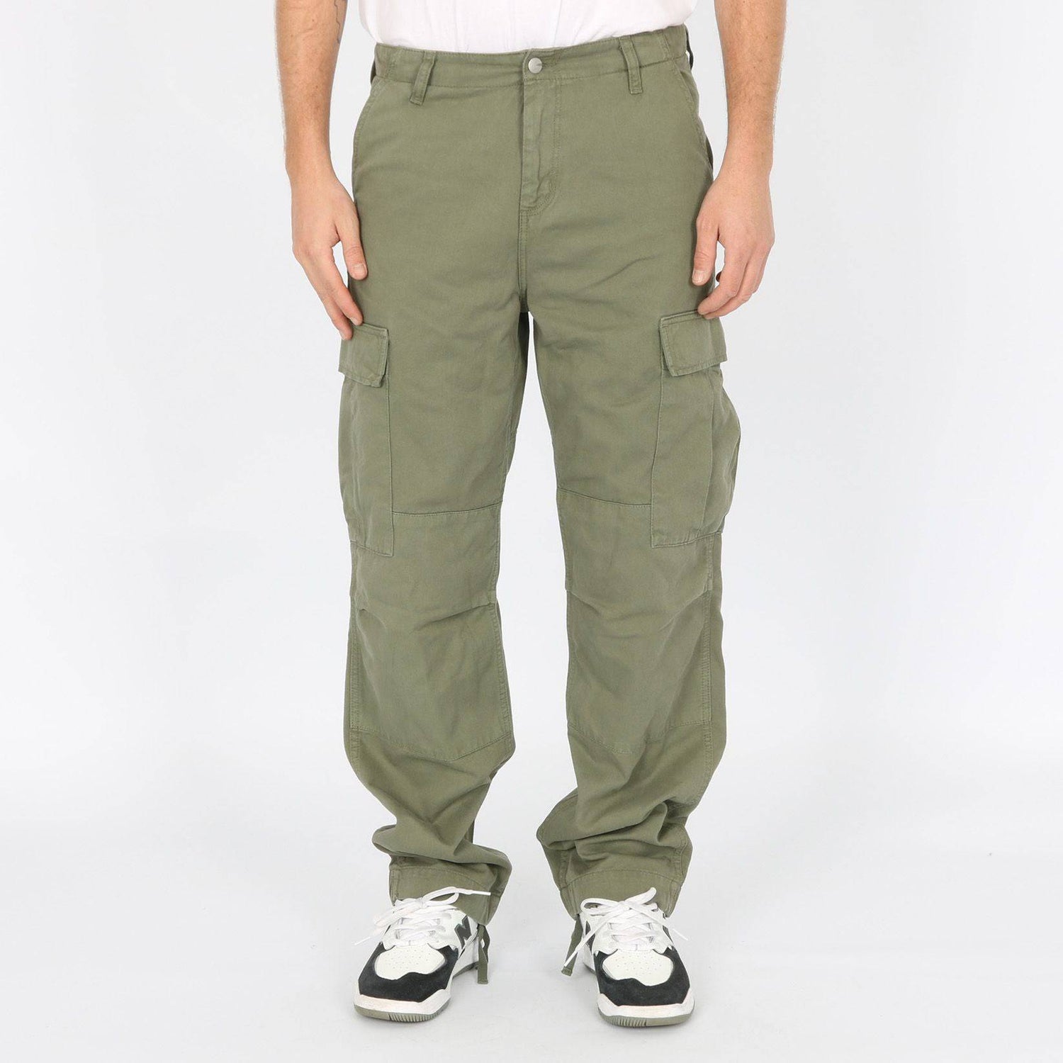 Carhartt WIP Regular Cargo Pant - Dollar Green Garment Dyed - Blowout Skateshop