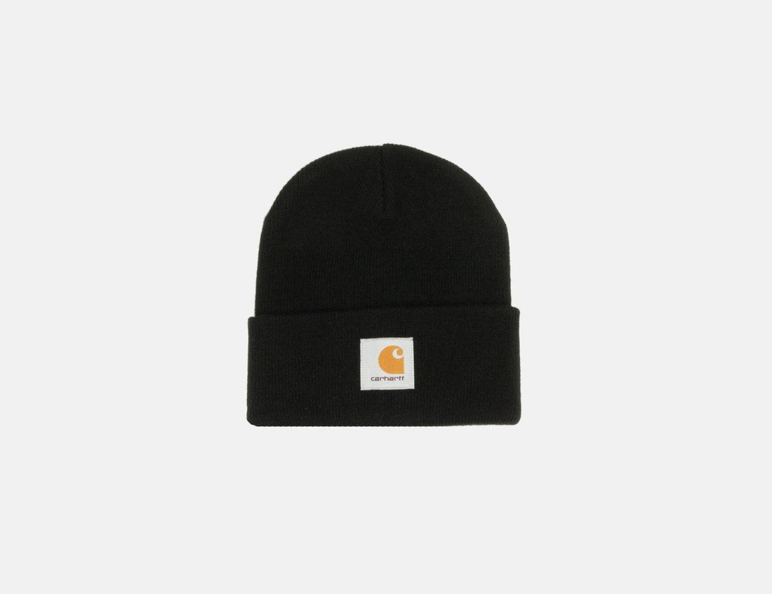 Carhartt WIP Short Watch Beanie - Black - Blowout Skateshop