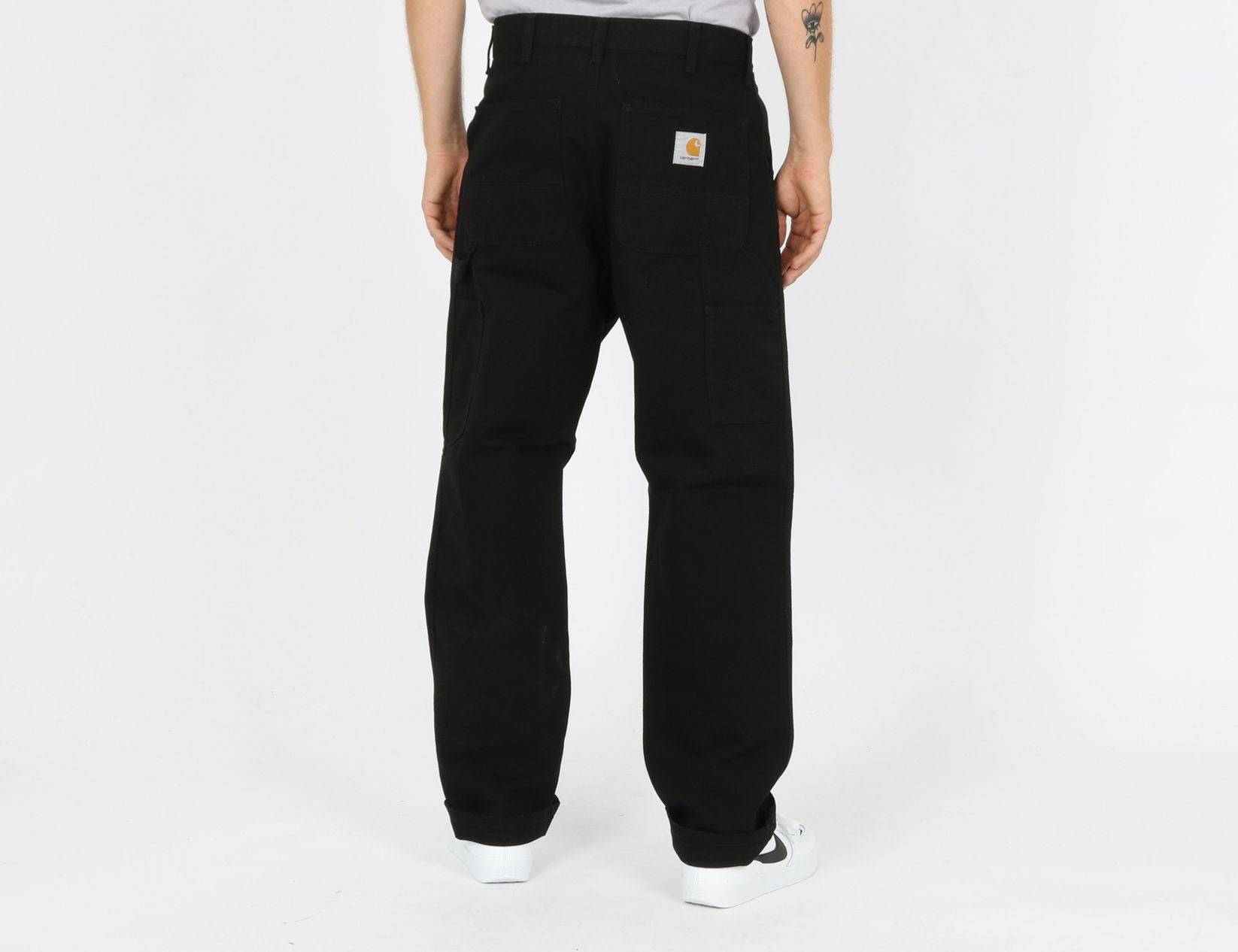 Carhartt WIP Single Knee Pant - Black Rinsed - Blowout Skateshop