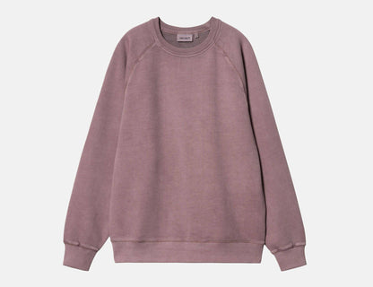 Carhartt WIP Taos Sweat - Daphne garment dyed - Blowout Skateshop