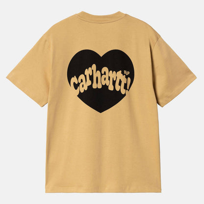 Carhartt WIP Women Amour T-Shirt - Bourbon / Black - Blowout Skateshop