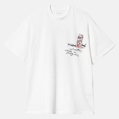 Carhartt WIP Women Immerse T-Shirt - White - Blowout Skateshop