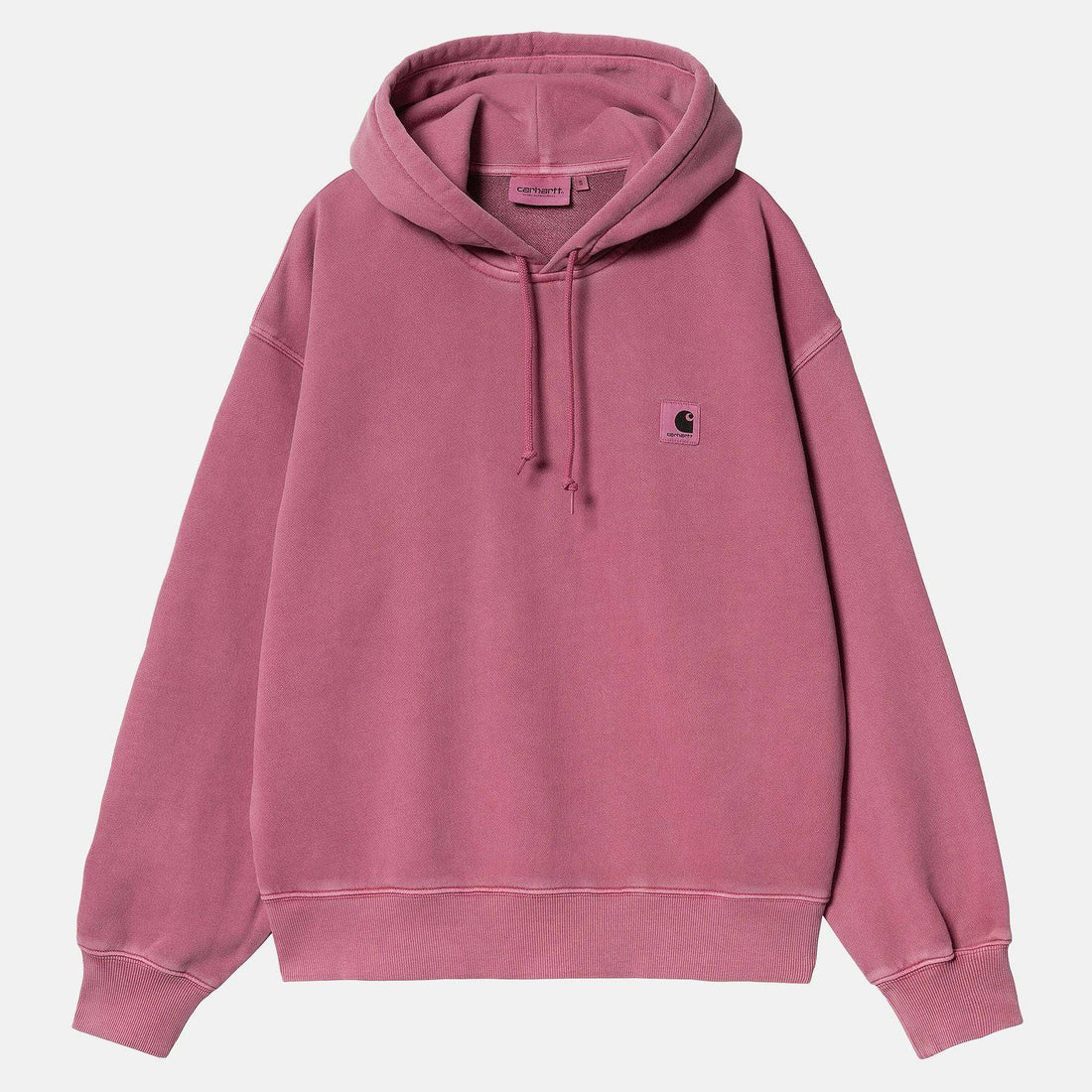 Carhartt WIP Women Nelson Hoodie - Magenta Garment Dyed - Blowout Skateshop