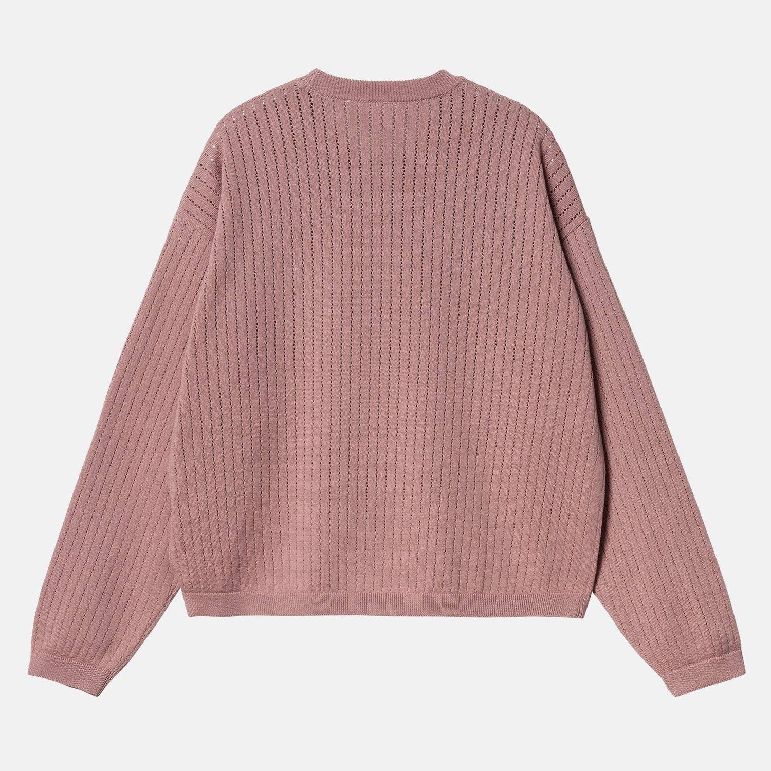 Carhartt WIP Women Norlina Knit Sweater - Dusty Fuchsia - Blowout Skateshop