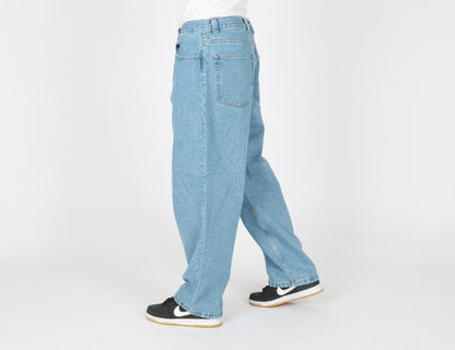 Carhartt WIP Brandon Pant - Blue Stone Bleached Blau Bild 2