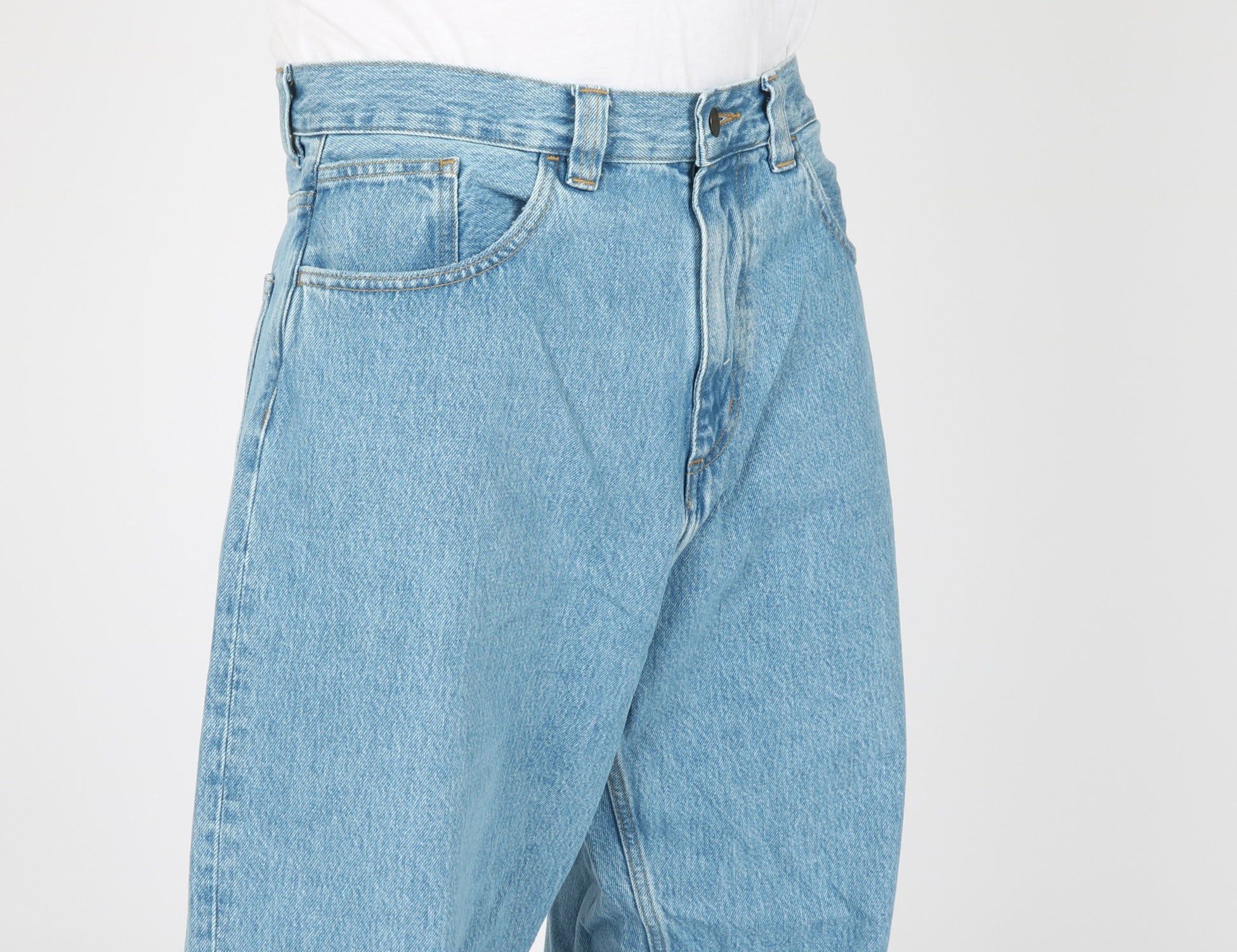 Carhartt WIP Brandon Pant - Blue Stone Bleached Blau Bild 4