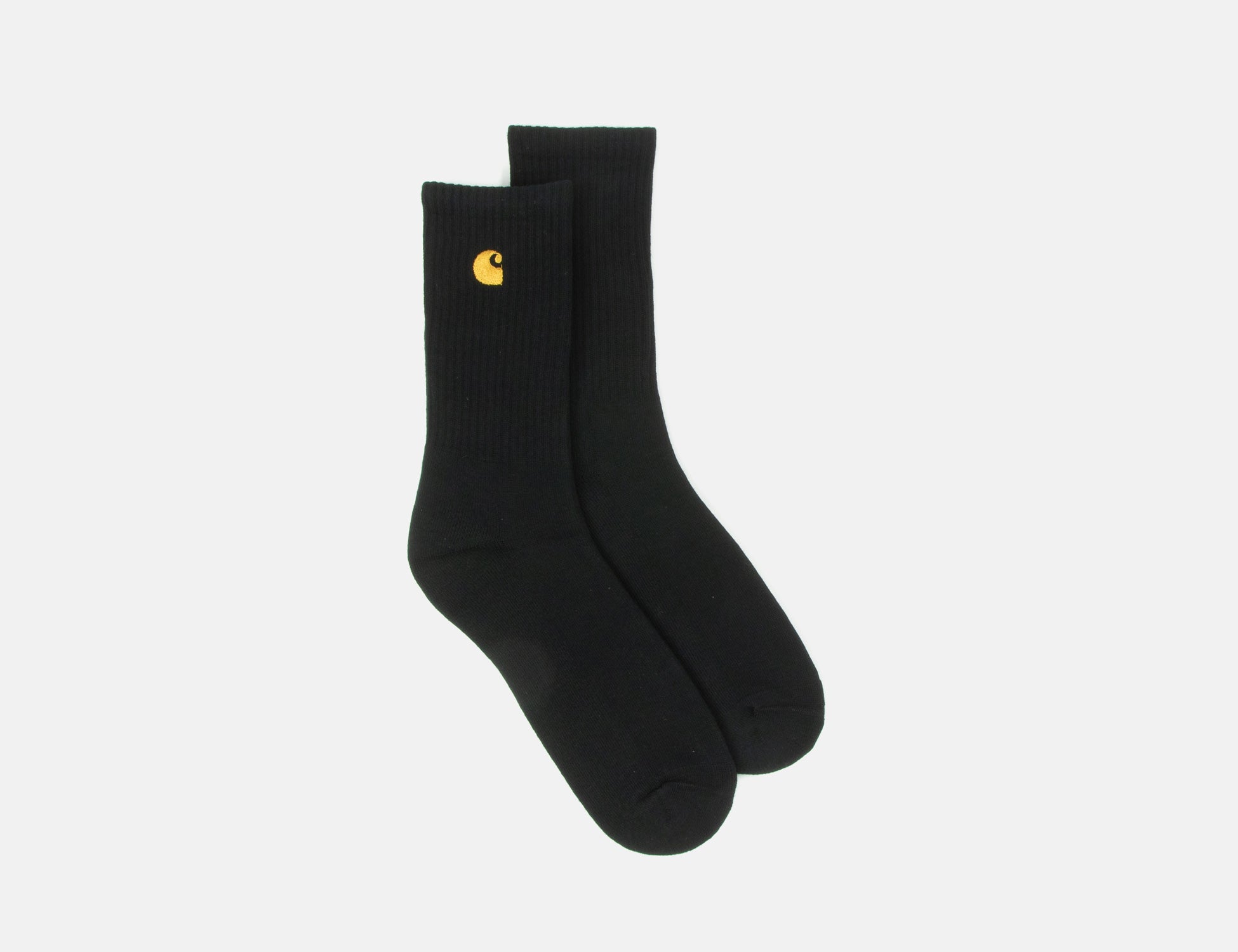 Carhartt WIP Chase Socks - Black / Gold Schwarz Bild 1