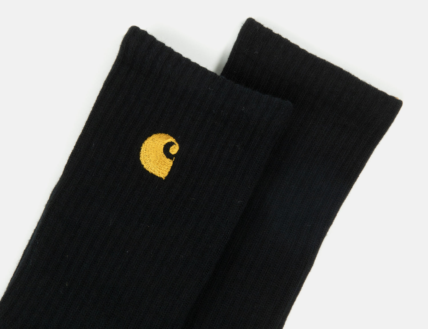 Carhartt WIP Chase Socks - Black / Gold Schwarz Bild 2
