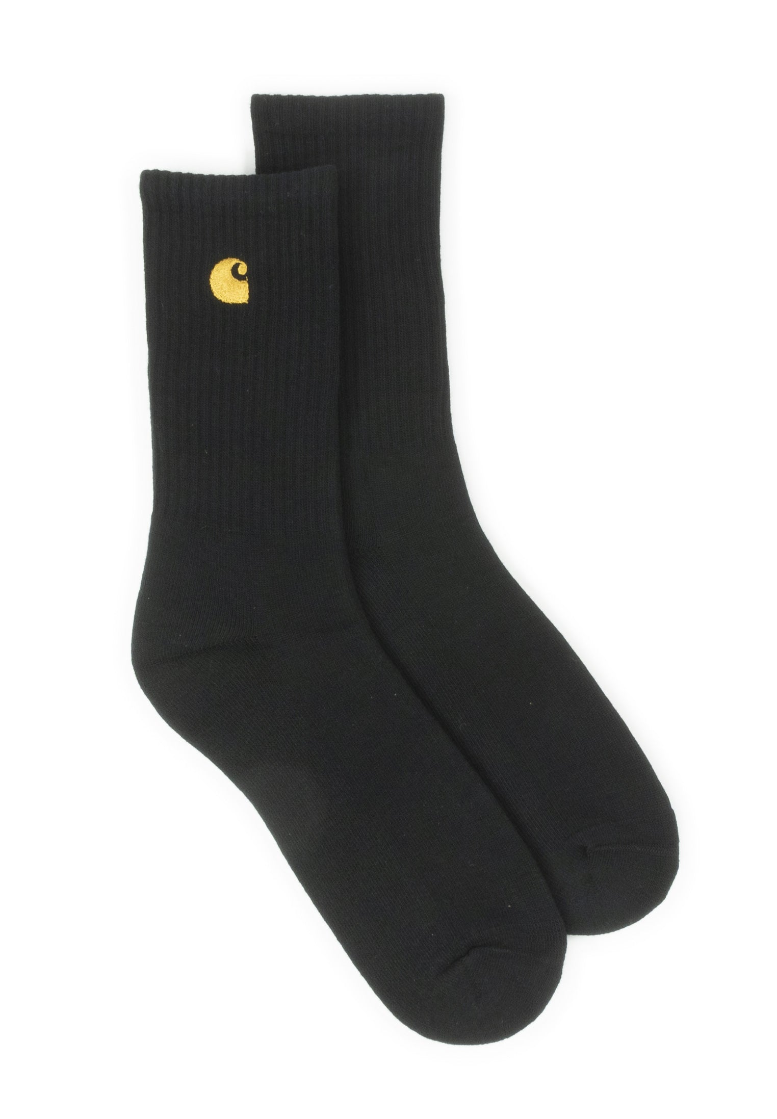 Carhartt WIP Chase Socks - Black / Gold Schwarz Bild 3