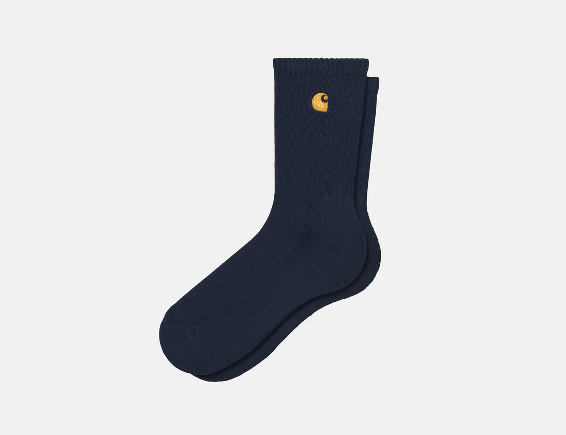 Carhartt WIP Chase Socks - Dark Navy / Gold Navy Bild 1