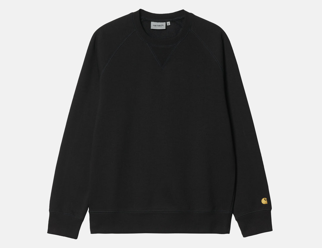 Carhartt WIP Chase Sweatshirt - Black / Gold Mehrfarbig Bild 1