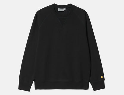 Carhartt WIP Chase Sweatshirt - Black / Gold Mehrfarbig Bild 1