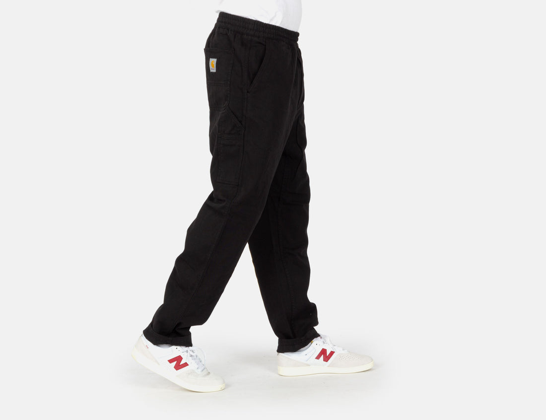Carhartt WIP Flint Pant - Black Garment Dyed Schwarz Bild 2