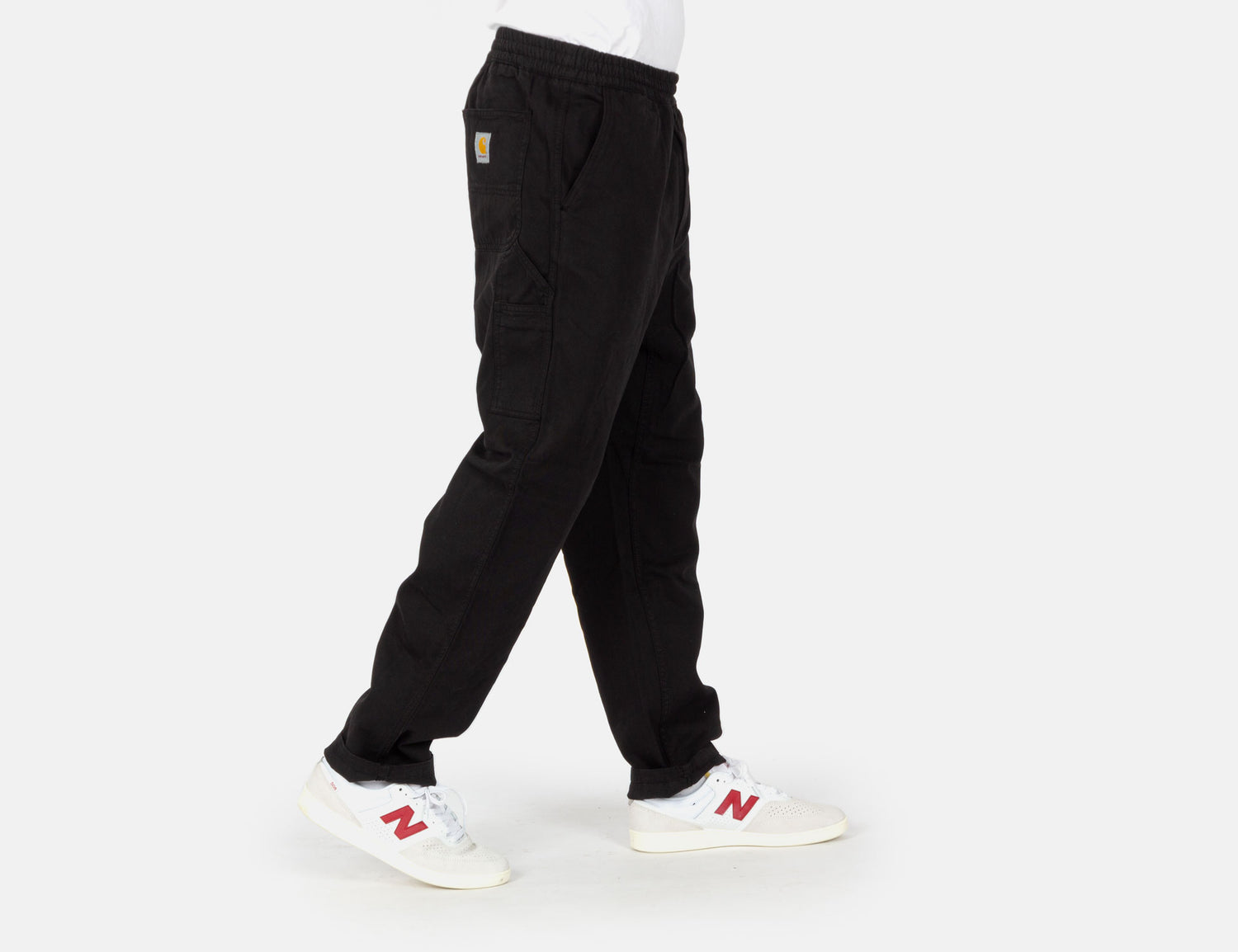 Carhartt WIP Flint Pant - Black Garment Dyed Schwarz Bild 2