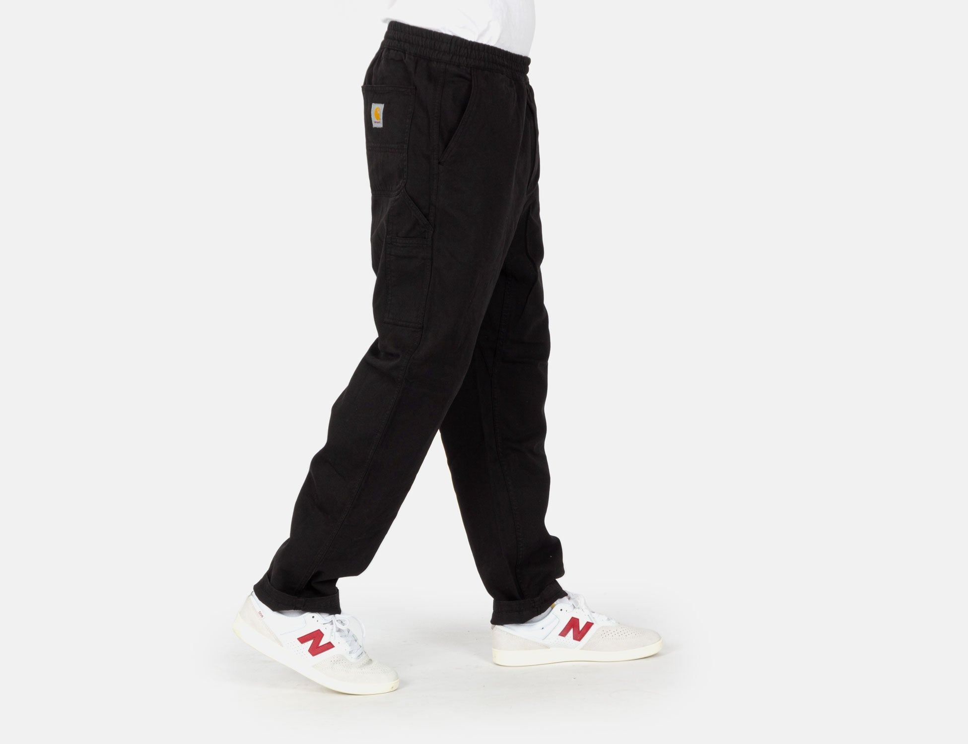 Carhartt WIP Flint Pant - Black Garment Dyed Schwarz Bild 2