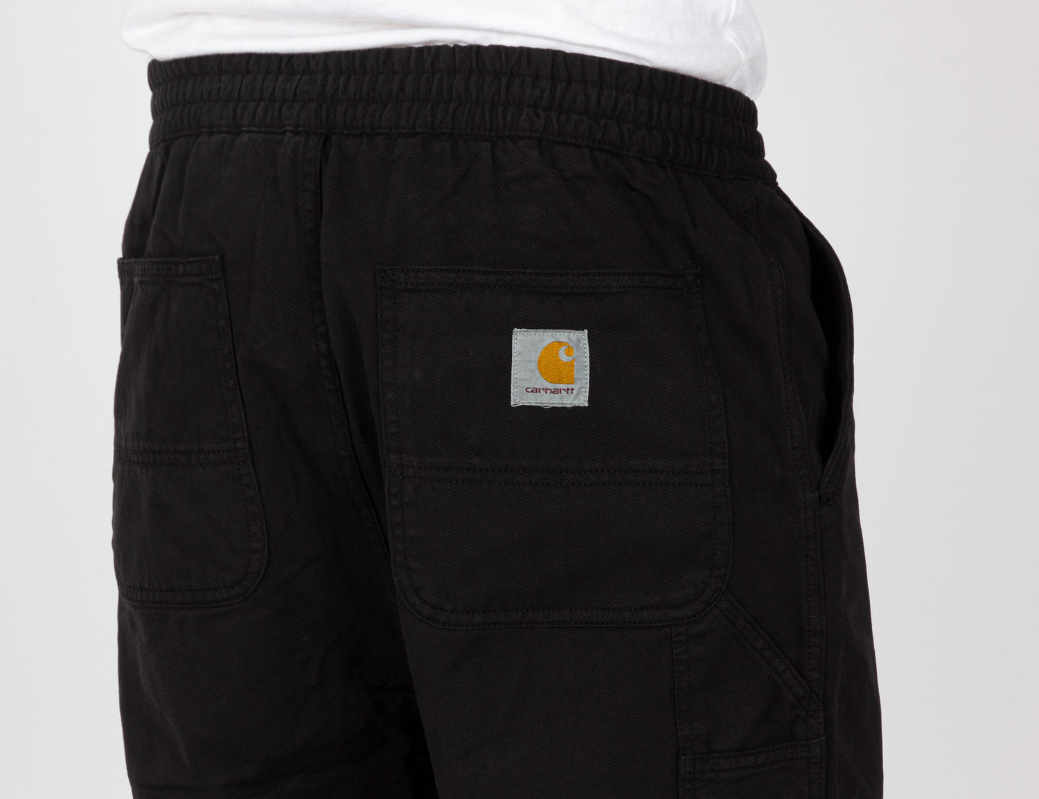 Carhartt WIP Flint Pant - Black Garment Dyed Schwarz Bild 5